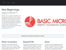 Tablet Screenshot of basicmicro.com